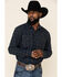 Image #1 - Cody James Men's Cypress Large Windowpaine Plaid Long Sleeve Western Flannel Shirt , , hi-res