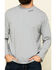 Image #4 - Ariat Men's FR Base Layer Long Sleeve Work T-Shirt , Navy, hi-res
