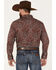 Image #4 - Cody James Men's Conquistador Paisley Print Long Sleeve Snap Western Shirt, , hi-res