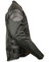 Image #2 - Milwaukee Leather Men's Assault Style Leather/Textile Racer Jacket - Big & Tall, Black, hi-res
