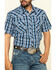 Image #4 - Cowboy Hardware Men's Heeler Plaid Short Sleeve Western Shirt, , hi-res