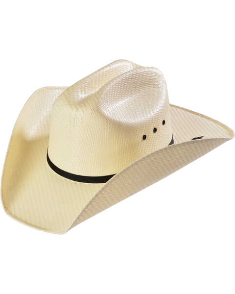 M&F Western Kids' Natural Sancho Straw Cowboy Hat, Natural, hi-res