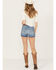Image #3 - Idyllwind Women's Owsley Light Wash Gypsy High Rise Denim Shorts, Light Medium Wash, hi-res