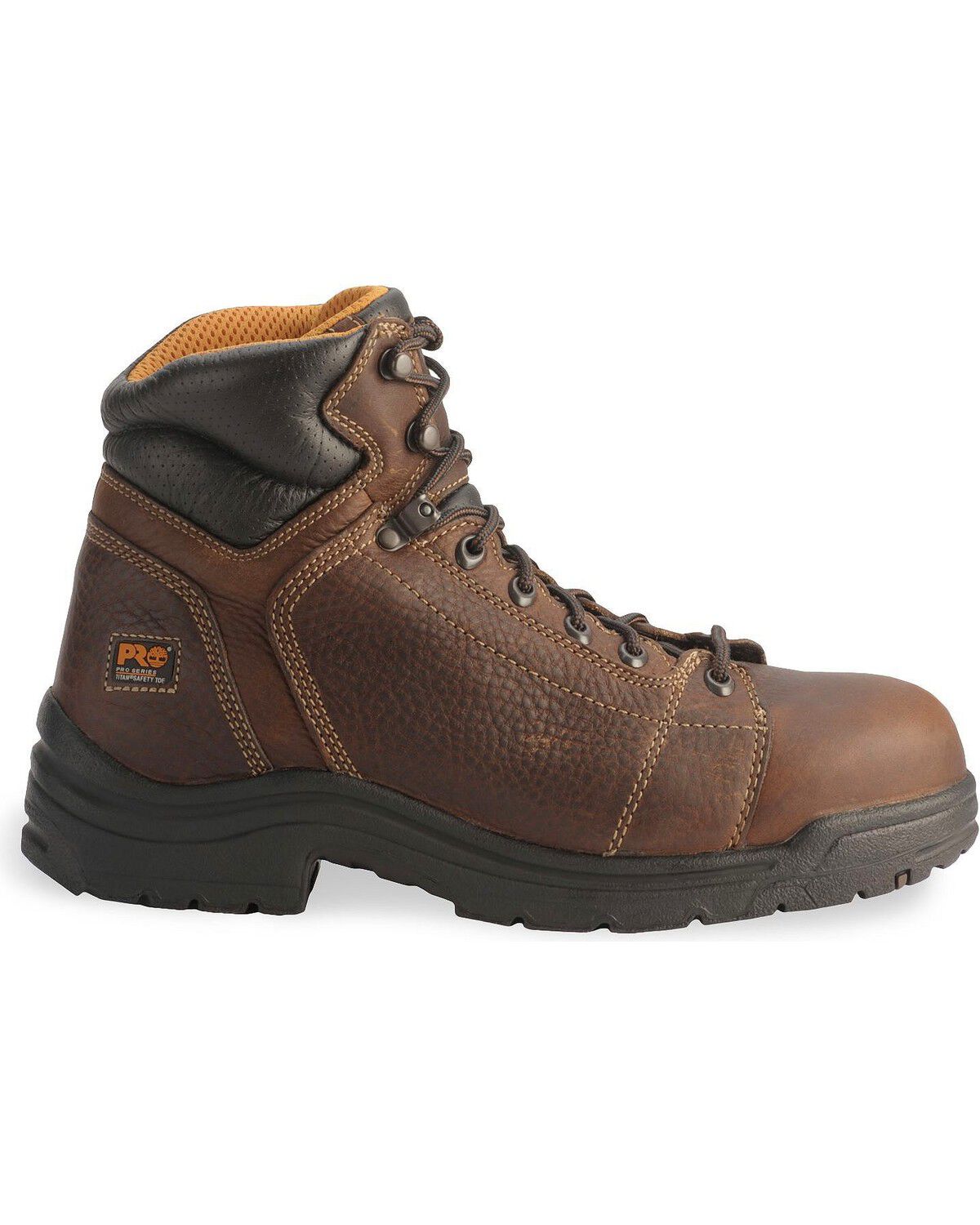 Image #2 - Timberland PRO TiTAN 6" Lace-Up Boots - Composite Toe, Brown, hi-res