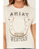 Image #3 - Ariat Women's True West Short Sleeve Graphic Tee, White, hi-res