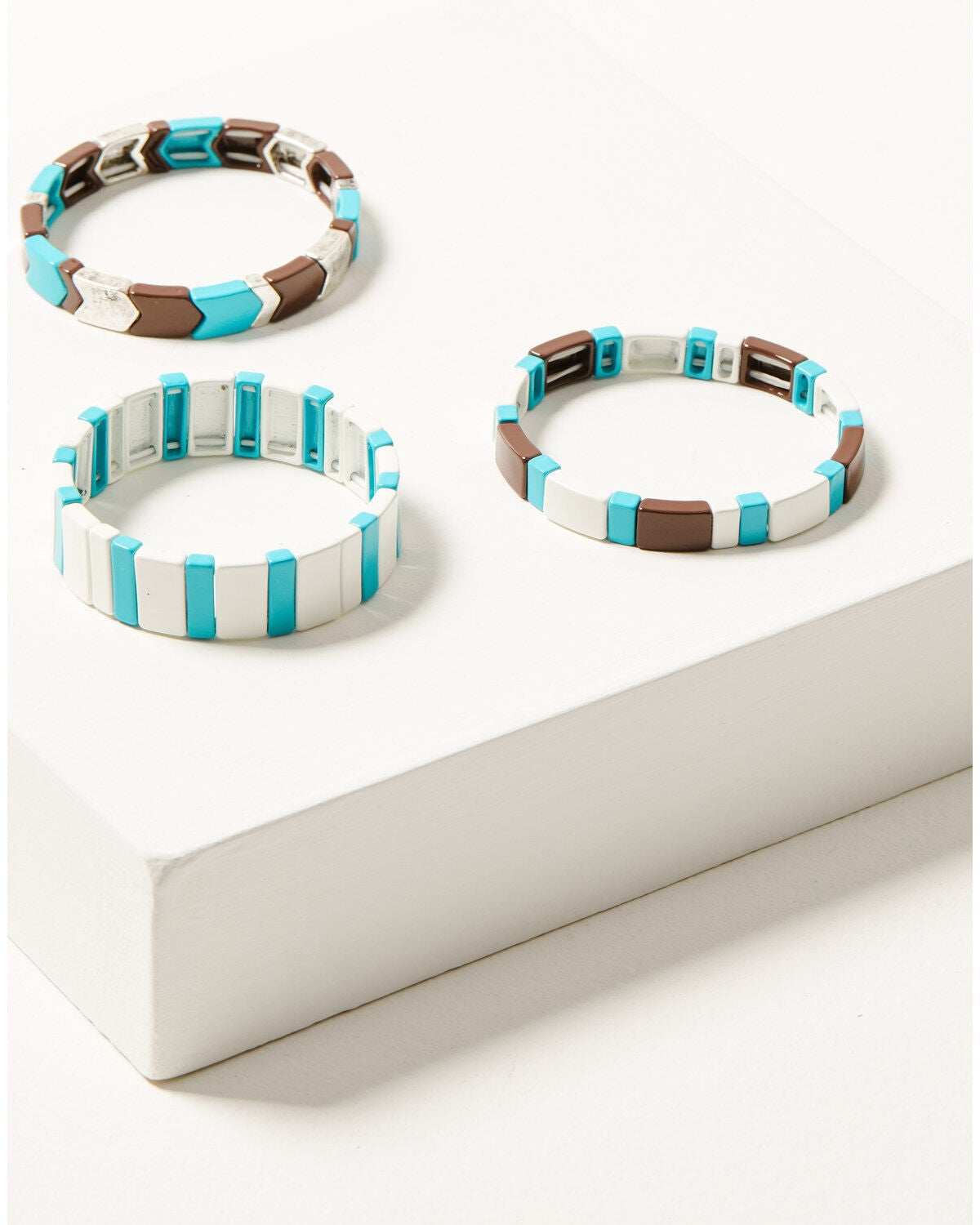 Idyllwind Women's Knox Stretch Bracelet Set - 3 Piece, White, hi-res
