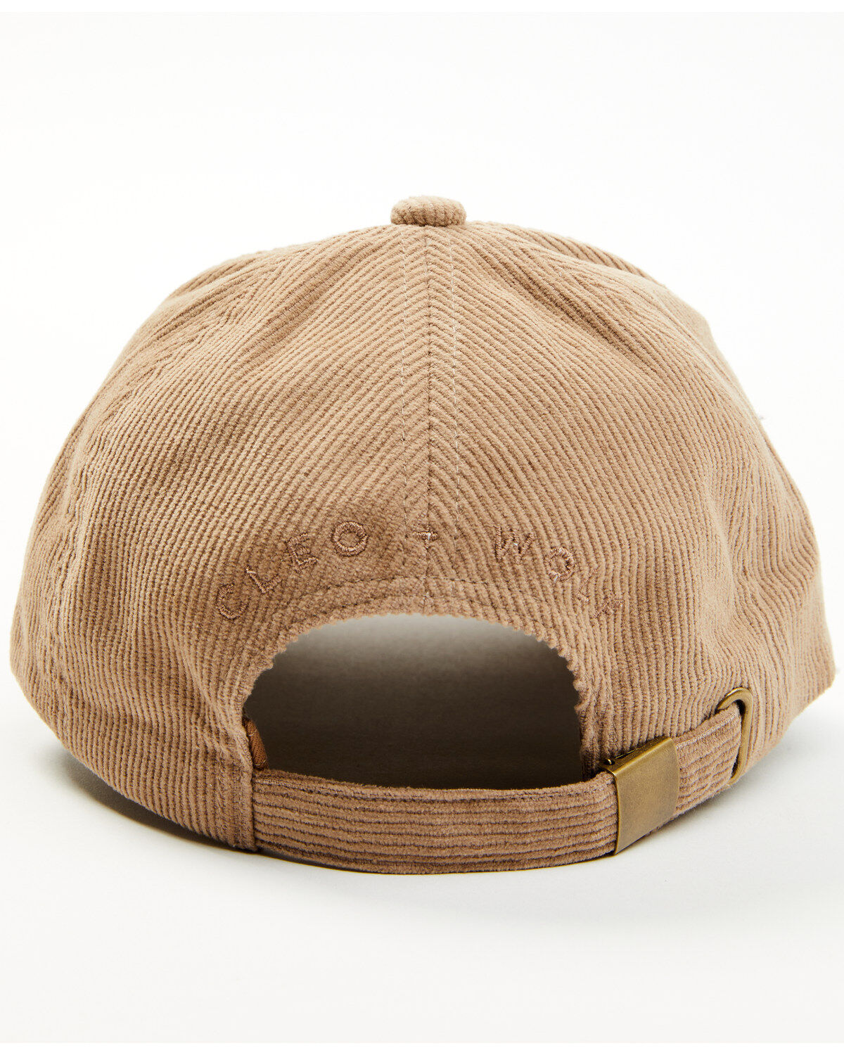 Image #3 - Cleo + Wolf Women's Solid Corduroy Ball Cap, Taupe, hi-res