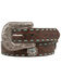 Nocona Embellished Turquoise Cross Concho Belt, , hi-res
