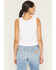 Image #4 - Wrangler Retro Women's Patriotic Bull Graphic Tank Top, White, hi-res