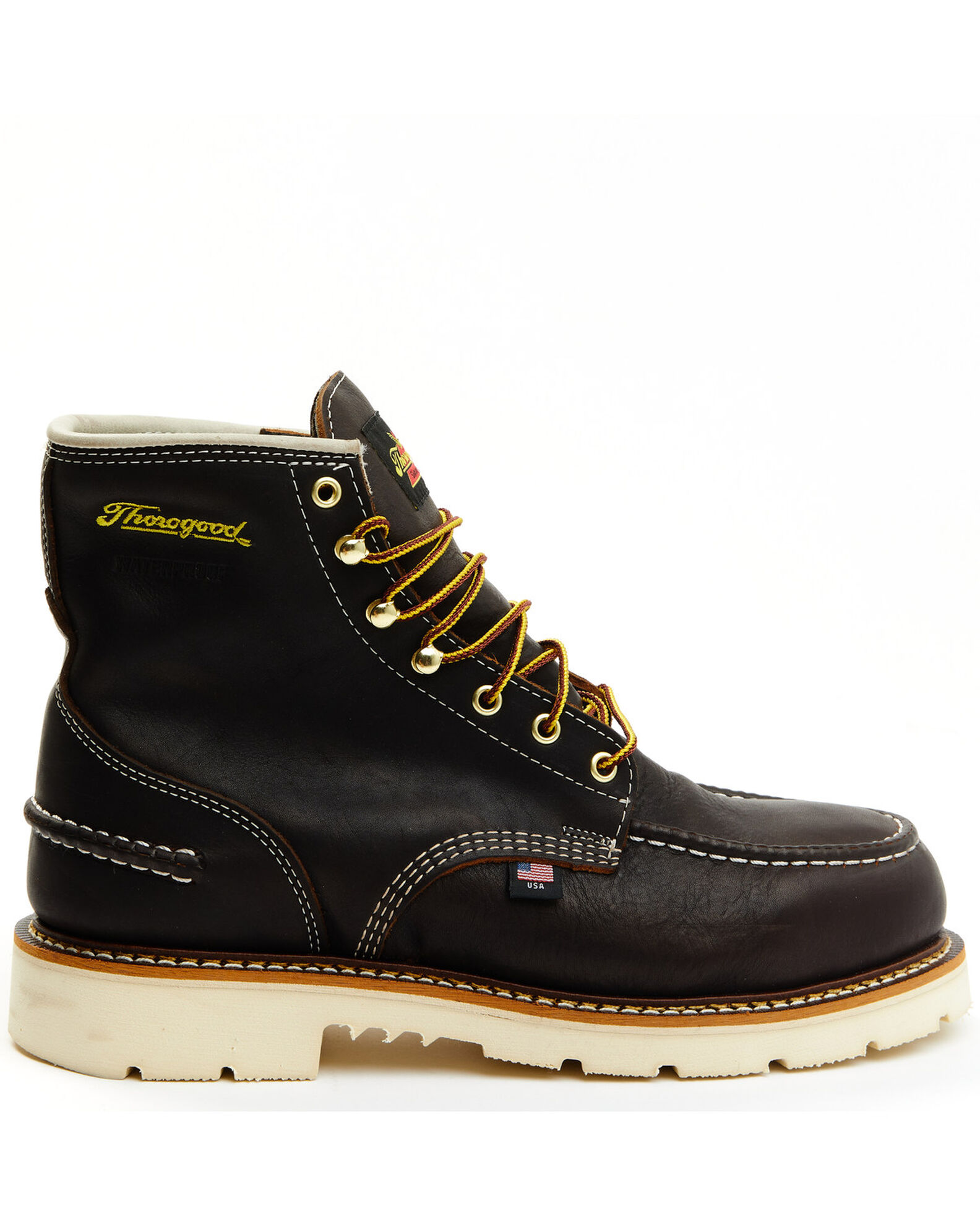 Product Name Thorogood Men s Boot Barn Exclusive 6 Waterproof Lace Up Work Boots Moc Soft Toe