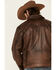 Image #5 - Cripple Creek Men's Vintage Brown Lamb Nappa CC Leather Jacket , , hi-res