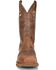 Image #5 - Double H Men's 11" Wide Square Composite Western Work Boots, Brown, hi-res