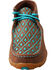 Twisted X Women's Diamond Stitched Lace-Up Moccasins, Multi, hi-res