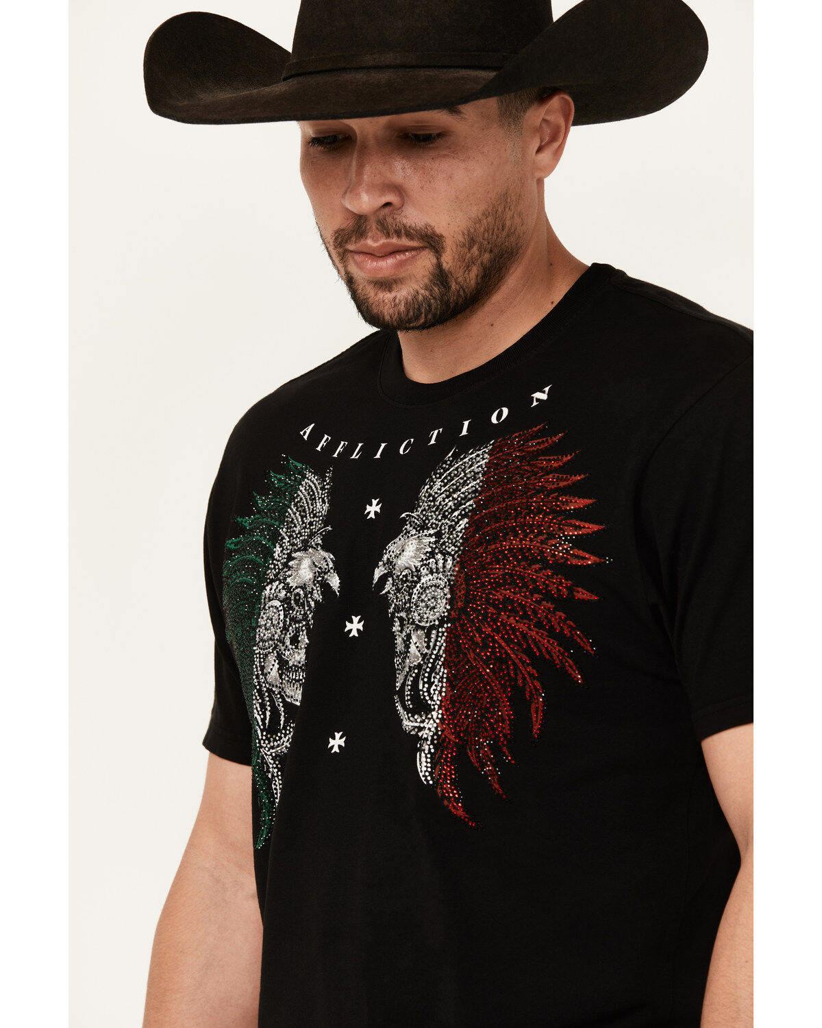 Image #3 - Affliction Men's Sun Tribe Short Sleeve Graphic T-Shirt, , hi-res
