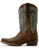Image #2 - Ariat Women's Beaumont Performance Western Boots - Square Toe, Brown, hi-res