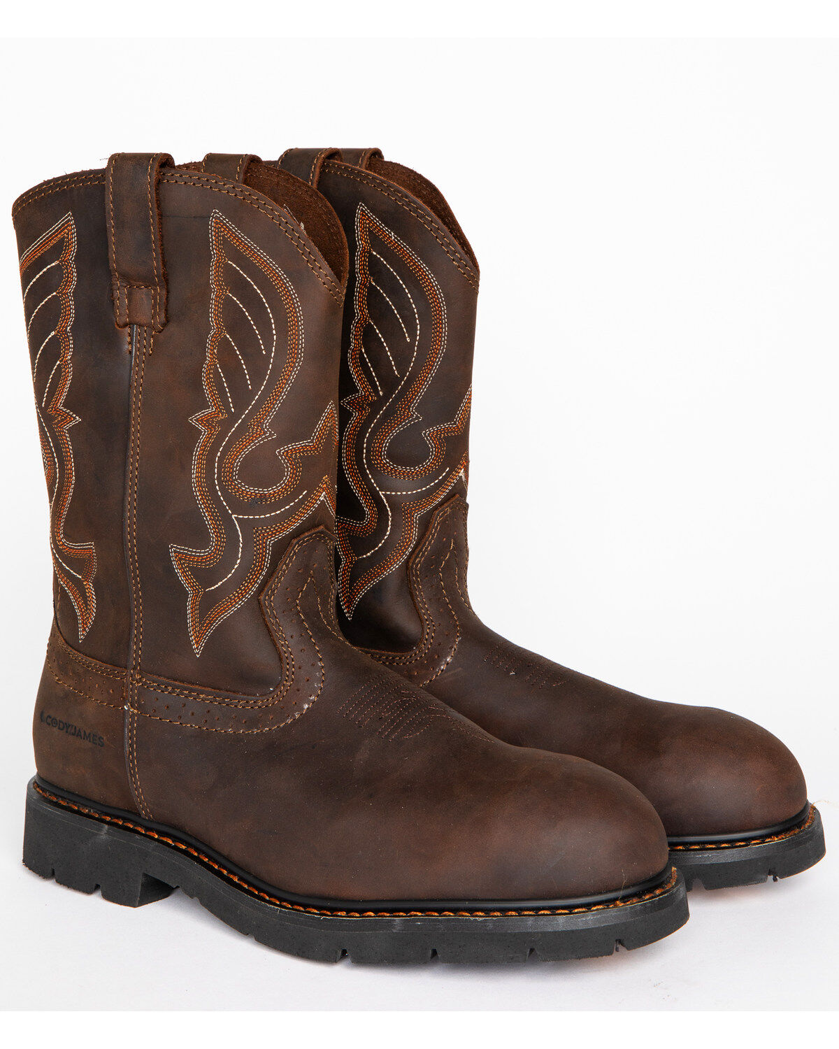 Image #4 - Cody James® Comp Toe Western Work Boots, , hi-res