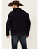 Blue Ranchwear Men's Button-Down Dark Denim Trucker Jacket , Dark Blue, hi-res