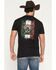 Image #1 - Moonshine Spirit Men's Fear Not Dia De Los Muertos Short Sleeve Graphic T-Shirt, Black, hi-res