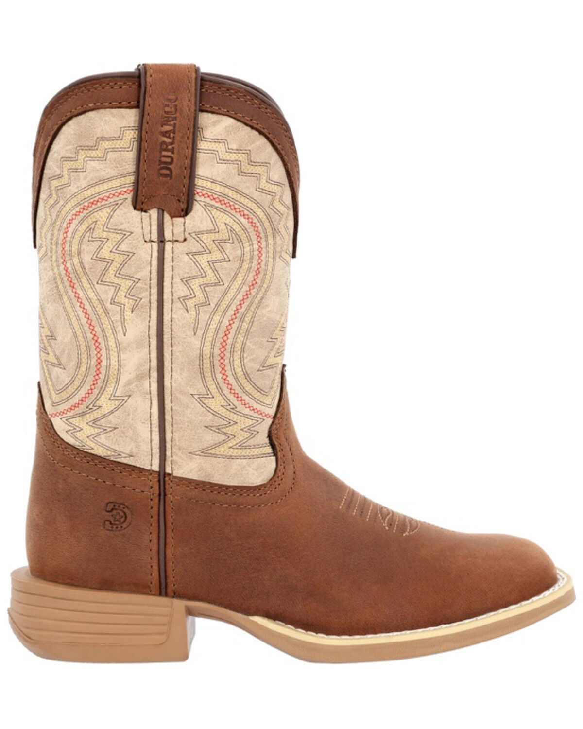 Image #2 - Durango Boys' Lil' Rebel Pro™ Western Boots - Broad Square Toe, Coffee, hi-res