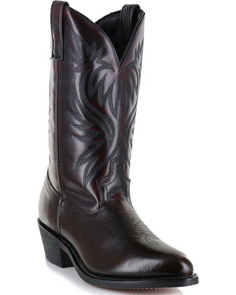 Cody James Men's Western Boots - Medium Toe , Black Cherry, hi-res