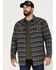 Image #1 - Moonshine Spirit Men's Southwestern Long Sleeve Flannel Western Shirt, Grey, hi-res