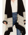 Image #3 - Shyanne Women's Cascade Fringe Border Cardigan, Black, hi-res