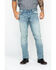 Moonshine Spirit Men's Sutton Light Wash Slim Straight Jeans , Indigo, hi-res