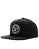 Image #1 - Brixton Men's Oath Circle Logo Ball Cap, Black, hi-res