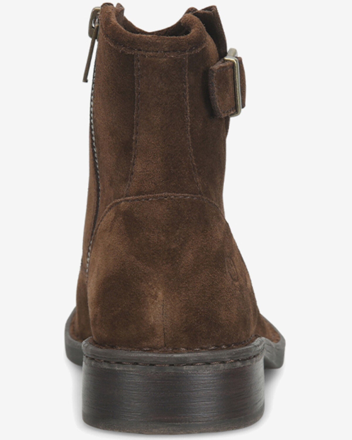 Image #5 - Born Women's Charlie Booties - Round Toe, Chocolate, hi-res