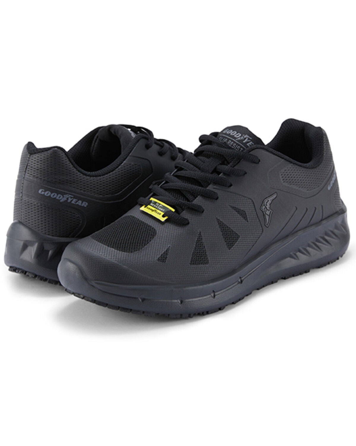 Goodyear Men's Dallas Slip Resistant Athletic Work Shoes - Soft Toe, Black, hi-res