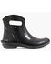 Image #2 - Bogs Women's Glitter Waterproof Rain Ankle Boots - Round Toe, Black, hi-res