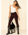 Image #2 - Levi's Women's Moleskin High Rise Wedgie Skinny Jeans, Burgundy, hi-res