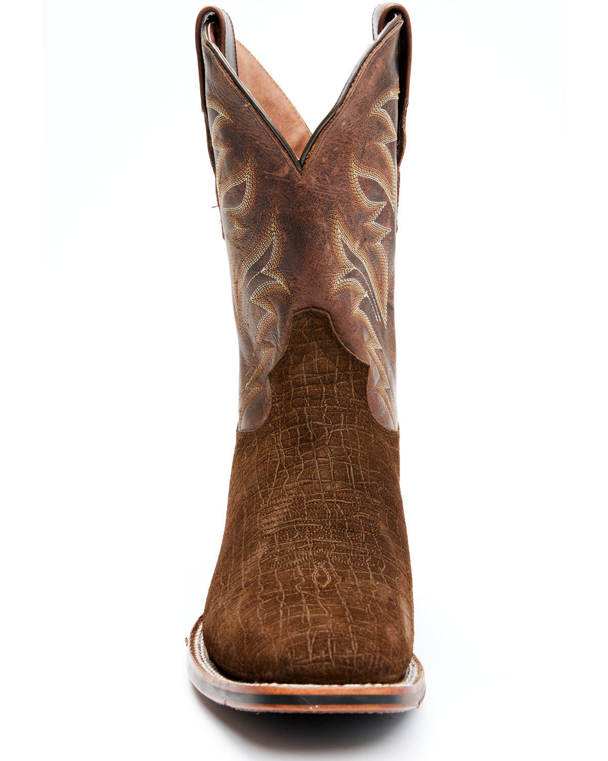 Image #4 - Dan Post Men's Hippo Print Western Performance Boots - Broad Square Toe, , hi-res