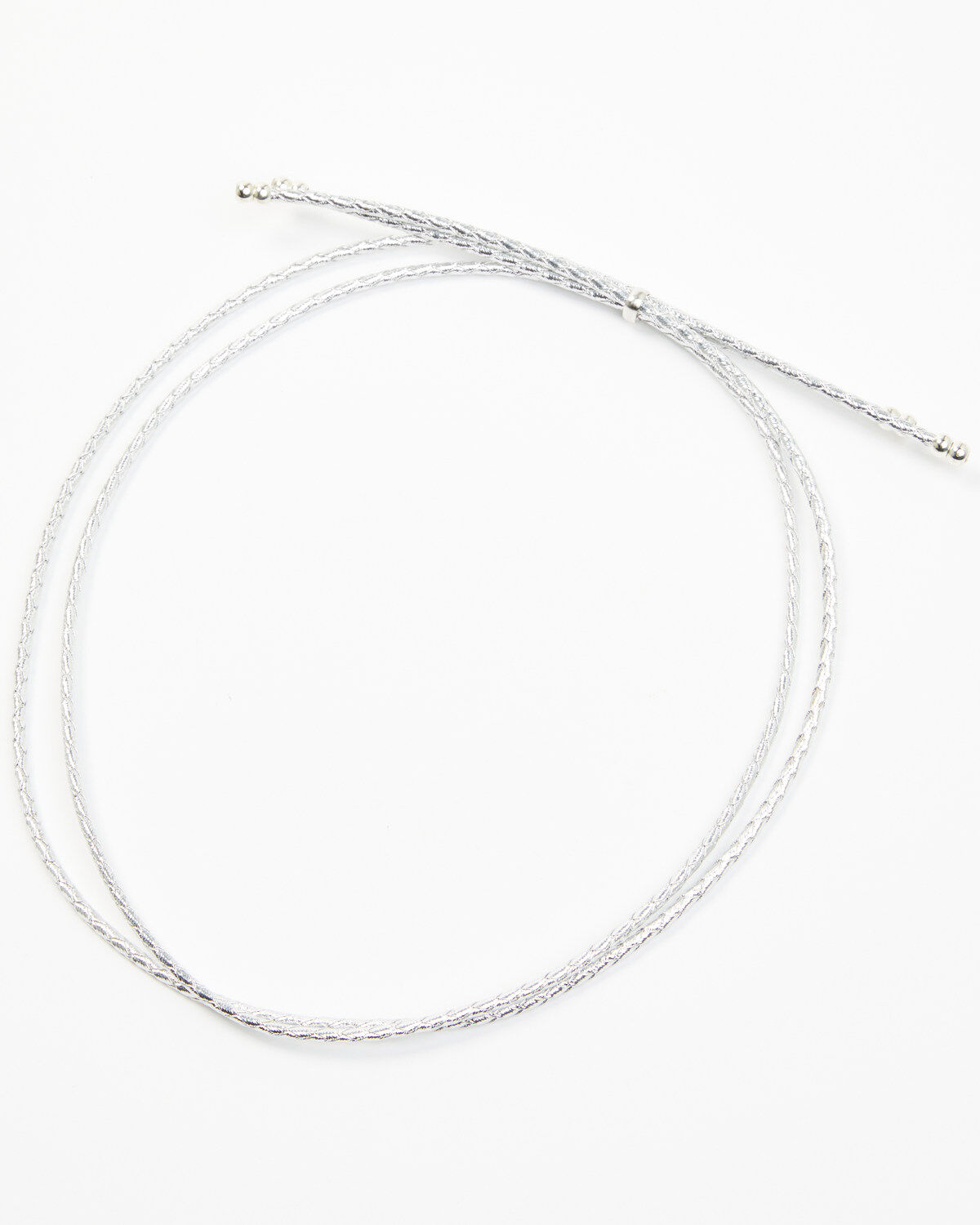 Image #3 - Austin Accent Corded Hat Band, Silver, hi-res