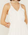 Image #3 - Molly Bracken Women's Lace Trim Midi Dress, White, hi-res