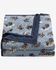 Image #3 - HiEnd Accents Settler Reversible King Size Quilt Set - 3 Piece, Blue, hi-res