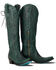 Image #1 - Lane Women's Reverie Knee High Coreset Western Boots - Snip Toe, Green, hi-res