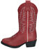 Image #3 - Smoky Mountain Girls' Denver Western Boots - Round Toe, Red, hi-res