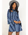 Rock & Roll Denim Women's  Bandana Print Dress, Navy, hi-res