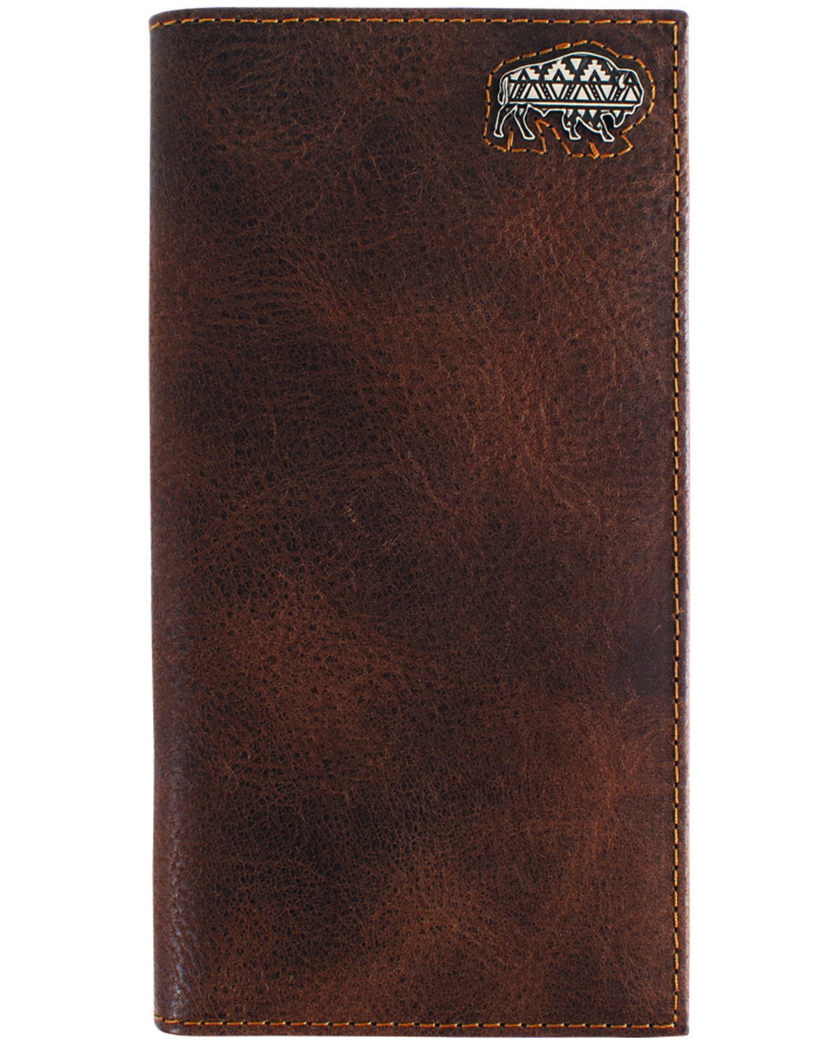 Red Dirt Hat Co Men's Bison Concho Rodeo Wallet, Brown, hi-res