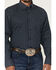 Image #3 - George Strait by Wrangler Men's Floral Striped Print Long Sleeve Button-Down Stretch Western Shirt, Blue, hi-res