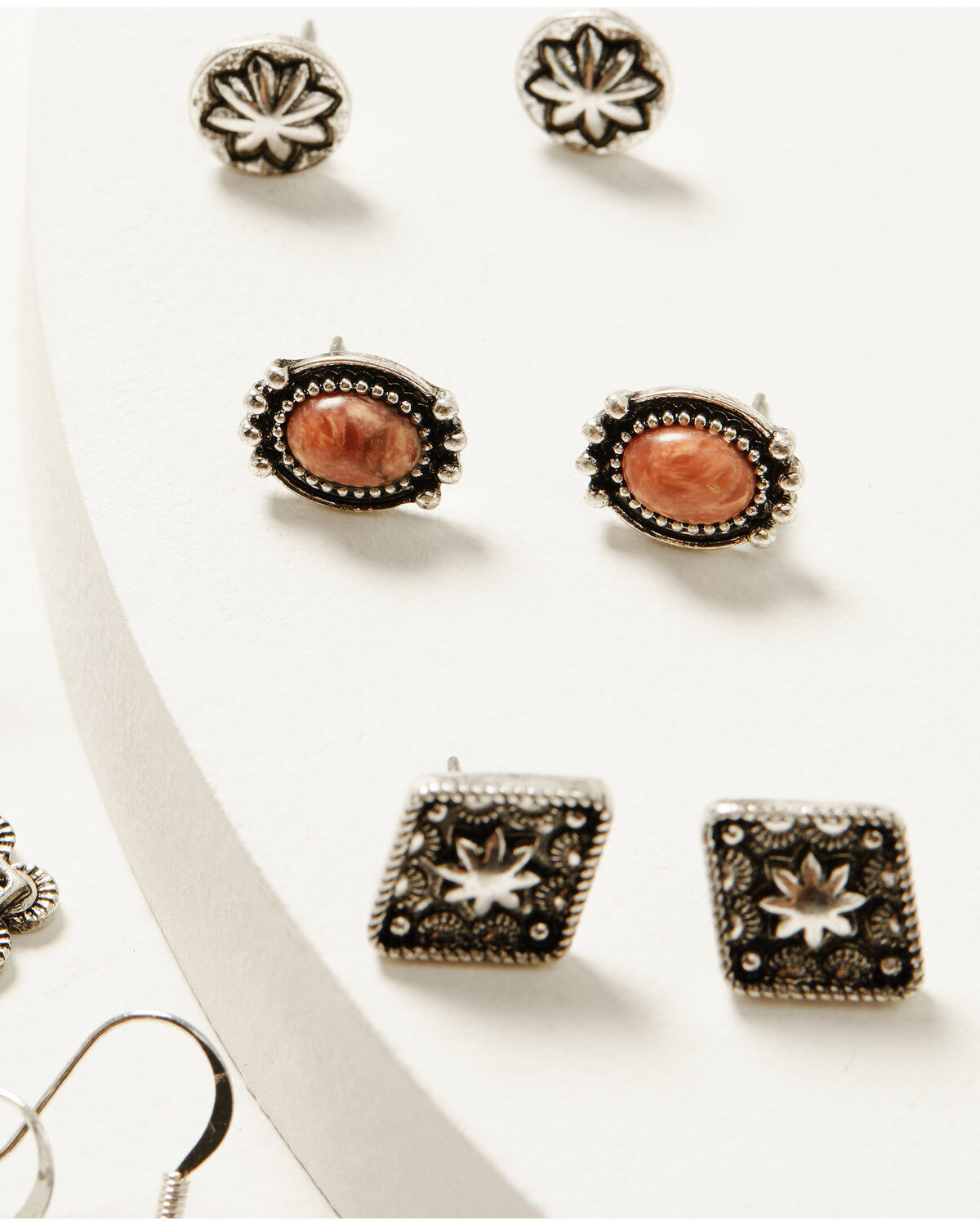 Image #3 - Idyllwind Women's Kenora Earring Set, Silver, hi-res