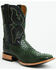 Image #1 - Cody James Men's Exotic Python Western Boots - Broad Square Toe, Green, hi-res