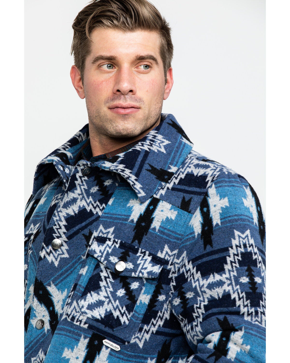 mens aztec wool jacket