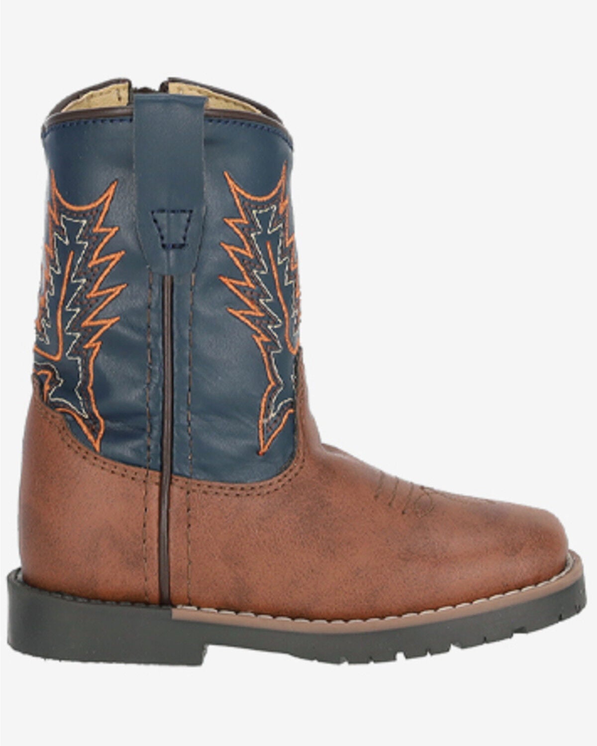 Image #2 - Smoky Mountain Toddler Kids' Autry Western Boots - Round Toe, Navy, hi-res