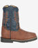 Image #2 - Smoky Mountain Toddler Kids' Autry Western Boots - Round Toe, Navy, hi-res