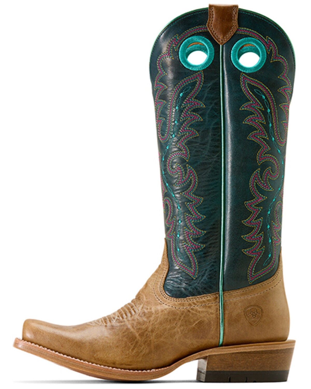 Image #3 - Ariat Women's Futurity Boon Western Boots - Square Toe, Teal, hi-res