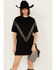 Hobo Women's Sable Clutch, Black/white, hi-res