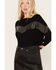 Image #2 - Rock & Roll Denim Women's Chain Fringe Long Sleeve Tee, , hi-res
