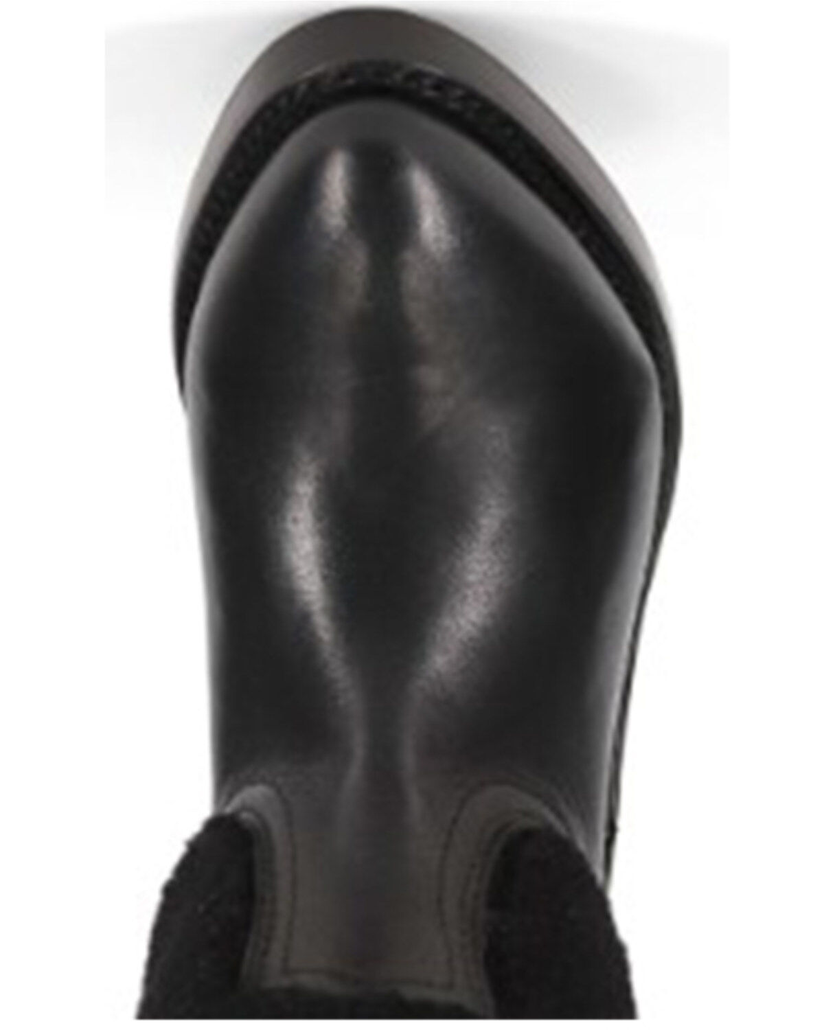 Image #6 - Frye Women's Billy Pull-On Shearling Western Boots - Round Toe, Black, hi-res